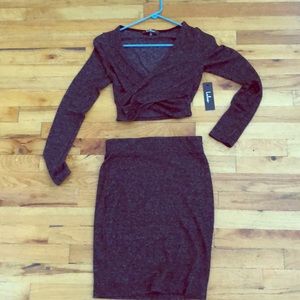 Lulus two piece sweater dress